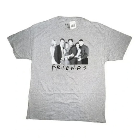 Friends TV Show Gray T-Shirt Unisex Medium NWT Ripple Junction - Picture 2 of 3